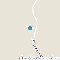 Map location of 3271 Henley Comstock Rd, Otway OH 45657