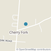Map location of 82 Sr 137, Cherry Fork OH 45618
