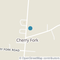 Map location of 14760 Sr 136, Cherry Fork OH 45618
