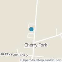 Map location of 14781 Sr 136, Cherry Fork OH 45618