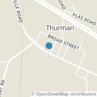 Map location of 508 State St, Thurman OH 45685