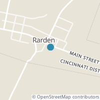 Map location of 1608 Main St, Rarden OH 45671