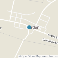 Map location of 1536 Main St, Rarden OH 45671
