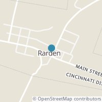 Map location of 1567 Main St, Rarden OH 45671