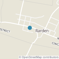 Map location of 1460 Main St, Rarden OH 45671