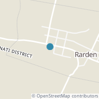 Map location of 1384 Main St, Rarden OH 45671