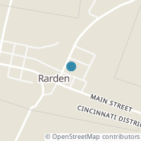 Map location of 10058 High St, Rarden OH 45671