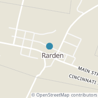 Map location of 73 Sr, Rarden OH 45671