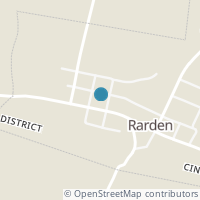 Map location of 1431 Main St, Rarden OH 45671