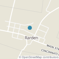 Map location of 1517 Bleekman St, Rarden OH 45671