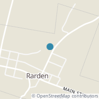 Map location of 10135 High St, Rarden OH 45671