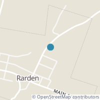 Map location of 10016 High St, Rarden OH 45671