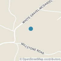 Map location of 4835 White Gravel Mcdaniel Rd, Minford OH 45653