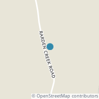Map location of 466 Rarden Creek Rd, Otway OH 45657