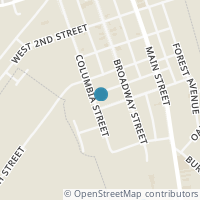 Map location of 266 Columbia St, Seaman OH 45679