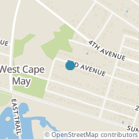 Map location of 428 Third Ave, Cape May NJ 8204