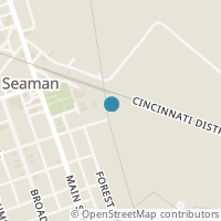 Map location of 210 E 2Nd St, Seaman OH 45679