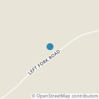 Map location of 1009 Left Fork Rd, Rarden OH 45671