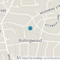 Map location of 3405 Rolling Court, Chevy Chase, MD 20815