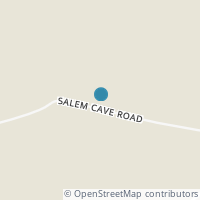 Map location of 2319 Salem Cave Rd, Beaver OH 45613