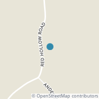 Map location of 4034 Red Hollow Rd, Beaver OH 45613