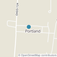 Map location of Tr 66 New Portland Rd, Portland OH 45770