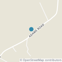 Map location of 1019 Adams Rd, Beaver OH 45613