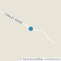 Map location of 598 Conley Rd, Beaver OH 45613