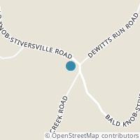 Map location of 51995 Bald Knobs Stiversville Rd, Portland OH 45770