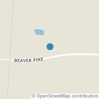 Map location of 7358 Beaver Pike, Beaver OH 45613