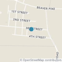 Map location of 337 3Rd St, Beaver OH 45613