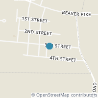 Map location of 335 3Rd St, Beaver OH 45613