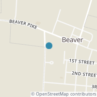 Map location of 7102 State Route 335, Beaver OH 45613
