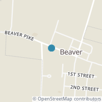 Map location of 5642 Beaver Pike, Beaver OH 45613