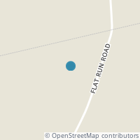 Map location of 1815 Flat Run Rd, Seaman OH 45679