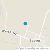 Map location of 26 Western Ave, Beaver OH 45613