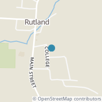 Map location of 348 College Ave, Rutland OH 45775