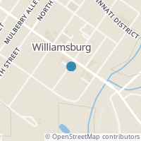 Map location of 127 S 2Nd St, Williamsburg OH 45176