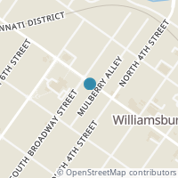 Map location of 473 W Main St, Williamsburg OH 45176