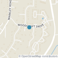 Map location of 7313 Woodcroft Dr, Anderson Township OH 45230