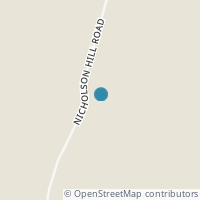Map location of 36200 Nicholson Hill Rd, Rutland OH 45775
