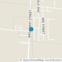 Map location of 109 Broadway St, Coalton OH 45621