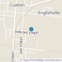 Map location of 11 Darling St, Coalton OH 45621