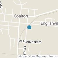 Map location of 17 2Nd St, Coalton OH 45621