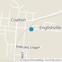 Map location of 11 E Church St, Coalton OH 45621