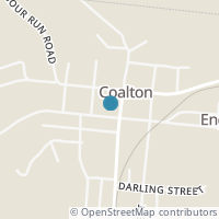 Map location of 42 E Church St, Coalton OH 45621
