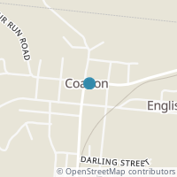 Map location of 75 Main St, Coalton OH 45621
