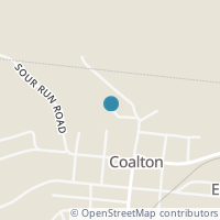 Map location of 19 Shook St, Coalton OH 45621