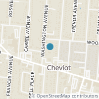 Map location of 3828 Washington Ave, Cheviot OH 45211