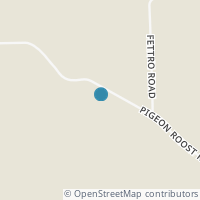 Map location of 8958 Pigeon Roost Rd, Hillsboro OH 45133